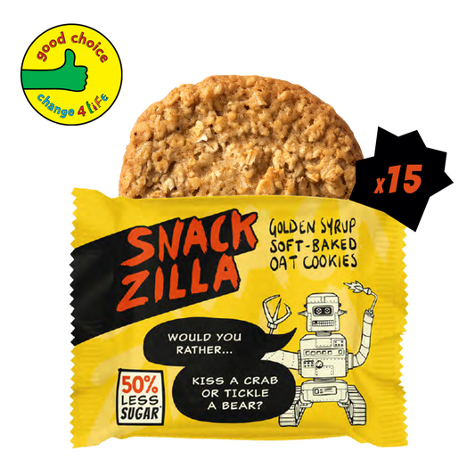 Golden Syrup Soft Baked Oat Cookies (15 x 30g)