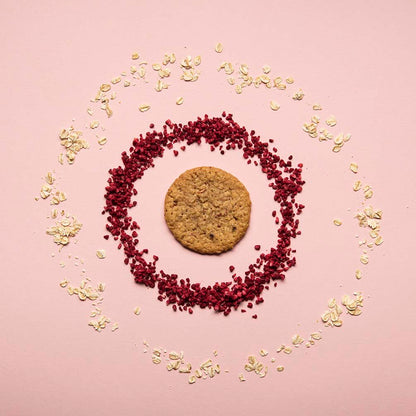 Raspberry Soft Baked Oat Cookies (15 x 30g)